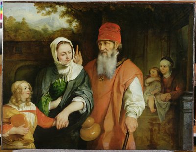 Il congedo di Agar da Barent Fabritius
