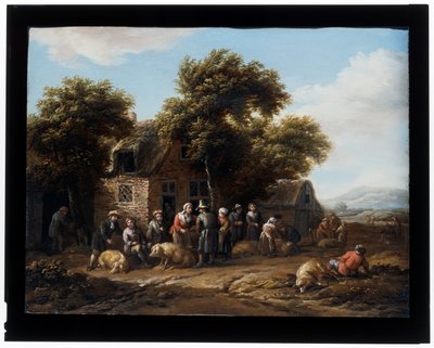 Il mercato dei maiali da Barent Gael