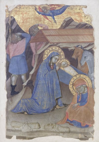 Natività con annuncio ai pastori da Barnaba da Modena