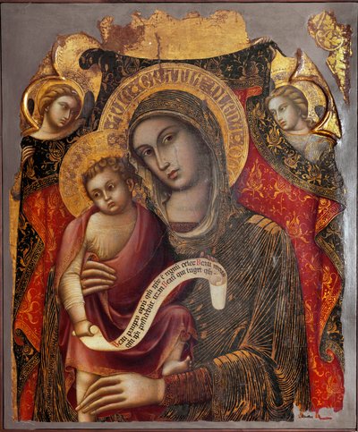 Vergine con bambino da Barnaba da Modena