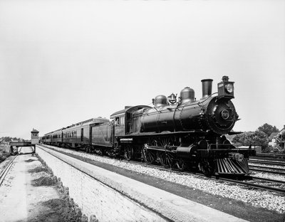 Treno Pennsylvania Limited, Chicago, Illinois, USA, c.1908 da Barnes and Crosby