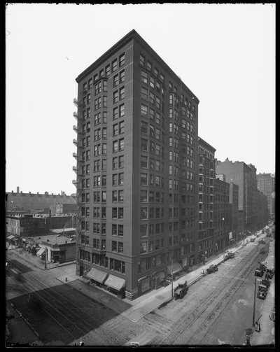Edificio Pontiac, Chicago, Illinois, USA, c.1891 da Barnes and Crosby