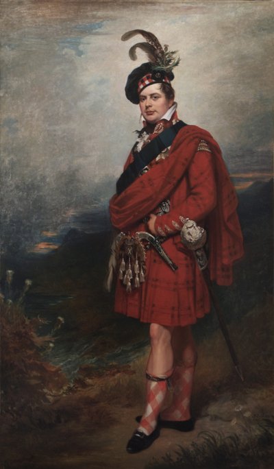 Augustus Frederick, Duca di Sussex, in abito scozzese da Barnett Samuel Marks
