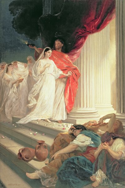 Parabola delle vergini sagge e stolte da Baron Ernest Friedrich von Liphart