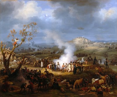 Il bivacco di Napoleone alla vigilia di Austerlitz, 1 dicembre 1805 da Baron Lejeune Louis François