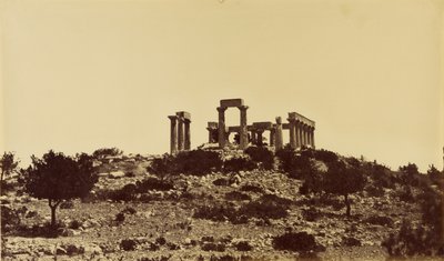 Tempio di Giove ad Egina. da Baron Paul des Granges