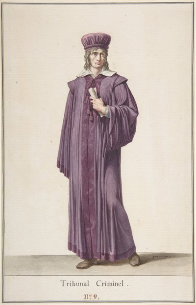 Un giudice del tribunale penale, c.1798-99 da Baron Pierre Narcisse Guerin