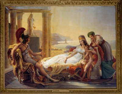 Enea racconta a Didone il disastro di Troia da Baron Pierre Narcisse Guerin
