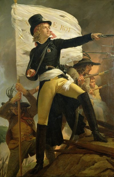 Henri de La Rochejaquelein (1772-94), leader della rivolta in Vandea, 1817 da Baron Pierre Narcisse Guerin
