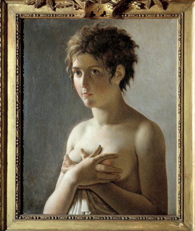 Ritratto di una ragazza in busto da Baron Pierre Narcisse Guerin