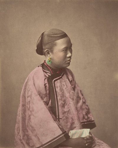 Fille de Shanghai, 1870s da Baron Raimund von Stillfried