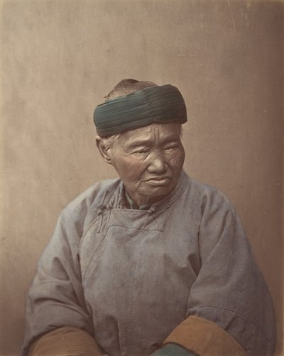Ritratto di una vecchia cinese da Baron Raimund von Stillfried