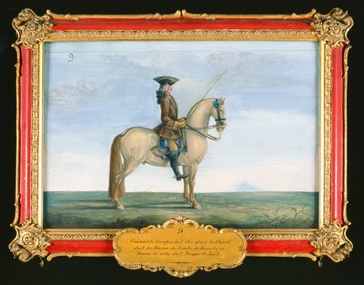 No. 9 Un cavallo grigio della Scuola di Equitazione Spagnola, dallo stud del conte di Kaunitz in Boemia da Baron Reis Eisenberg