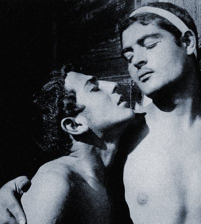 Studio di due nudi maschili, Sicilia da Baron Wilhelm von Gloeden