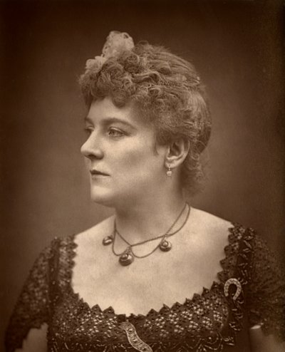 Attrice britannica Henrietta Lindley in Jim the Penman, 1886 da Barraud