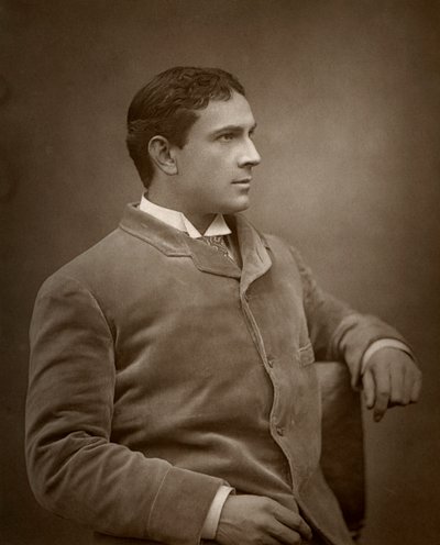 Maurice Barrymore, attore britannico, 1886 da Barraud