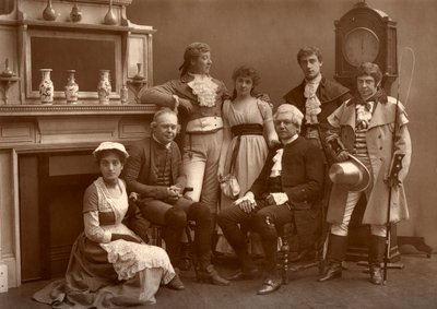 La compagnia di vaudeville in The Road to Ruin, al Vaudeville Theatre, Londra, 1886 da Barraud