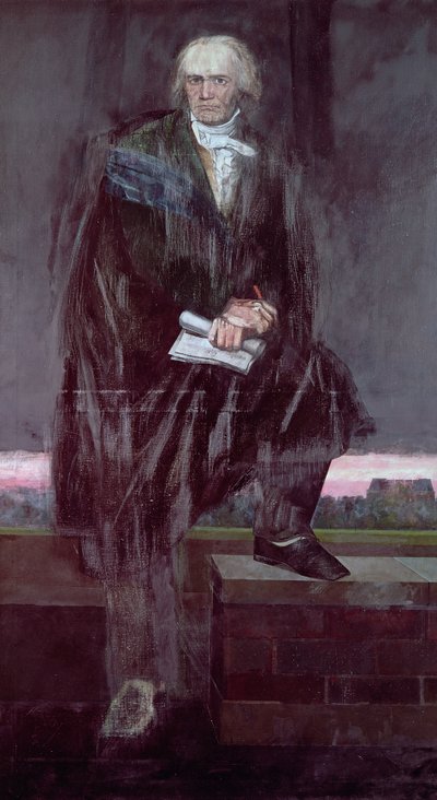Ritratto di Beethoven (incompiuto) da Barry Fantoni