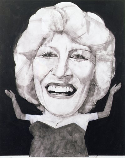 Ritratto di Faith Brown da Barry Fantoni