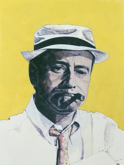 Ritratto di Jack Lemmon da Barry Fantoni