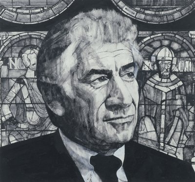 Ritratto di Leonard Bernstein da Barry Fantoni