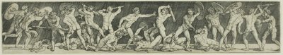 Battaglia di diciotto uomini nudi da Barthel Beham