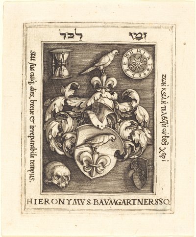 Ex libris di Hieronymus Baumgartner da Barthel Beham