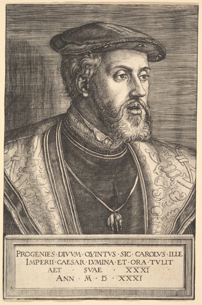 Imperatore Carlo V, XVI secolo da Barthel Beham