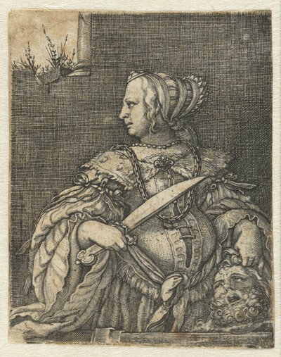Giuditta con la testa di Oloferne e spada da Barthel Beham