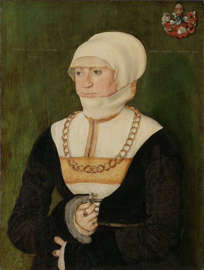 Ritratto di Magdalena Pittrichin, 1528 da Barthel Beham