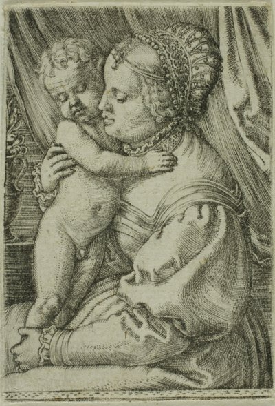 La Vergine con il Bambino e il vaso da Barthel Beham