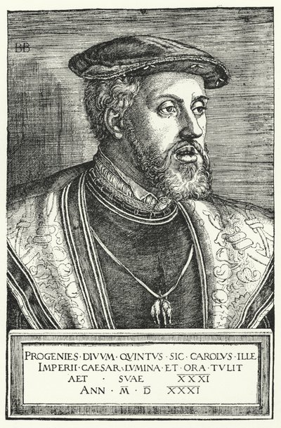 Carlo V, Sacro Romano Imperatore da Barthel after Beham