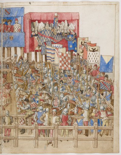 Miniatura dal Libro dei tornei del Re René d