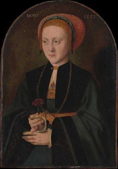 Ritratto di una donna, 1533 da Bartholomaeus Bruyn the Elder