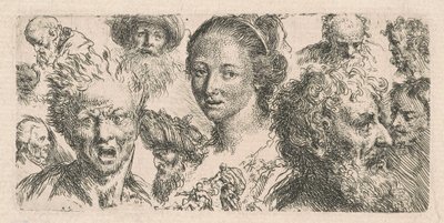 Studi di undici teste da Bartholomäus Ignaz Weiss