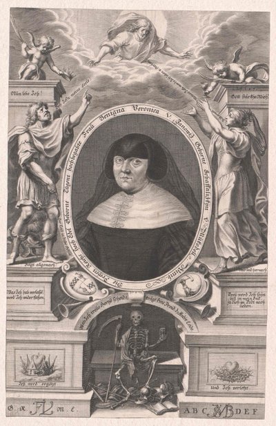 Benigna Veronica Schaffalizky von Mukodell (stampa) da Bartholomäus Kilian