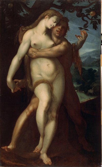 Adamo ed Eva da Bartholomaeus Spranger