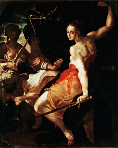 Allegoria della Giustizia e della Prudenza da Bartholomaeus Spranger