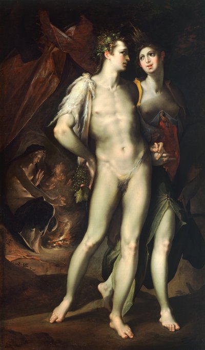 Bacco e Cerere, di Bartholomaeus Spranger da Bartholomaeus Spranger