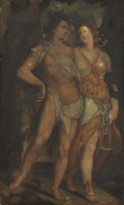 Cerere e Bacco da Bartholomaeus Spranger
