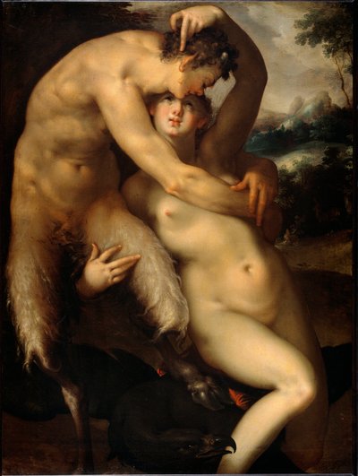 Giove e Antiope (c.1596) da Bartholomaeus Spranger
