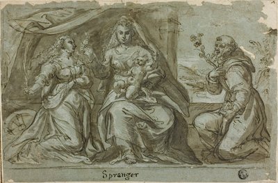 Madonna col Bambino con i santi Caterina e Domenico da Bartholomaeus Spranger