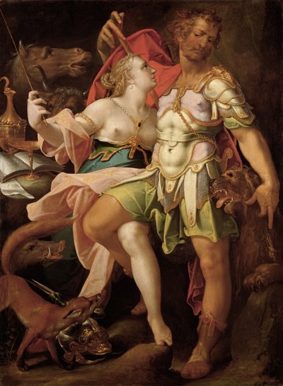 Ulisse e Circe, ca 1580-1585 da Bartholomaeus Spranger