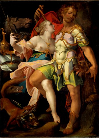 Ulisse e Circe la maga da Bartholomaeus Spranger