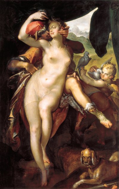 Venere e Adone da Bartholomaeus Spranger