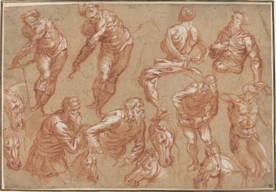 Studi di figure da Bartholomaeus Spranger after Jacopo Tintoretto