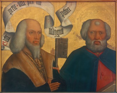 Peter v. Hewen con San Pietro da Bartholomäus Zeitblom