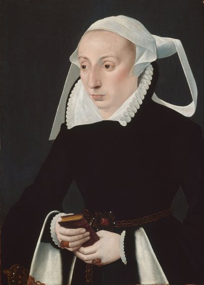 Ritratto di una donna con un libro di preghiere da Bartholomaus the Younger Bruyn