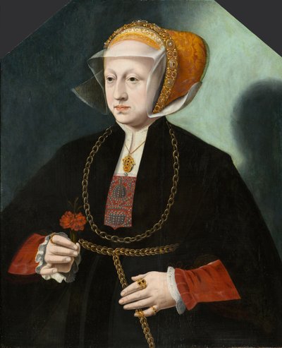 Ritratto della moglie di Heinrich Crüdener, circa 1580-1590 da Bartholomaus the Younger Bruyn