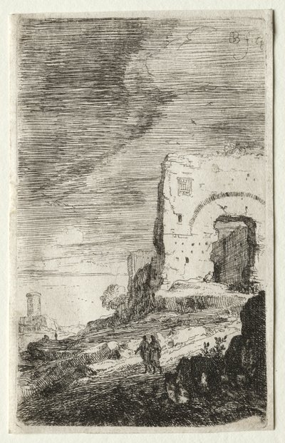 Le Terme di Caracalla da Bartholomeus Breenberg